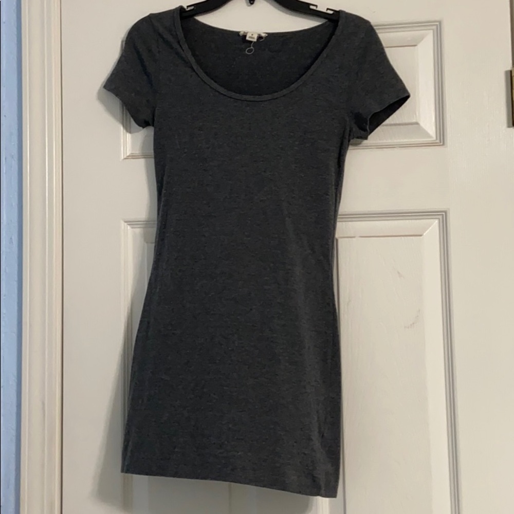 Dark gray tshirt dress